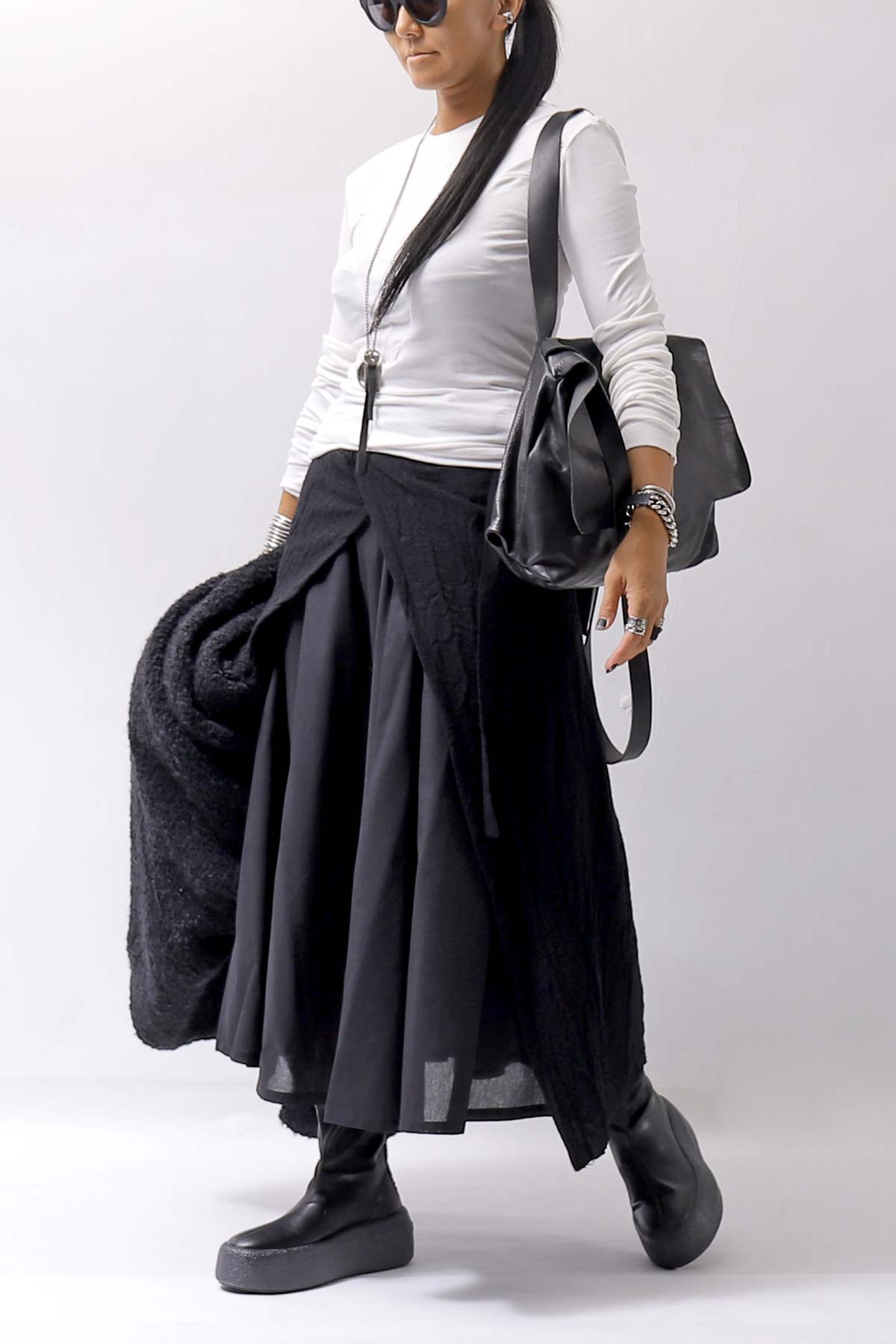 【thom/krom】 COTTON MODAL SLIM FIT RIB TOP WTS530_WHITE