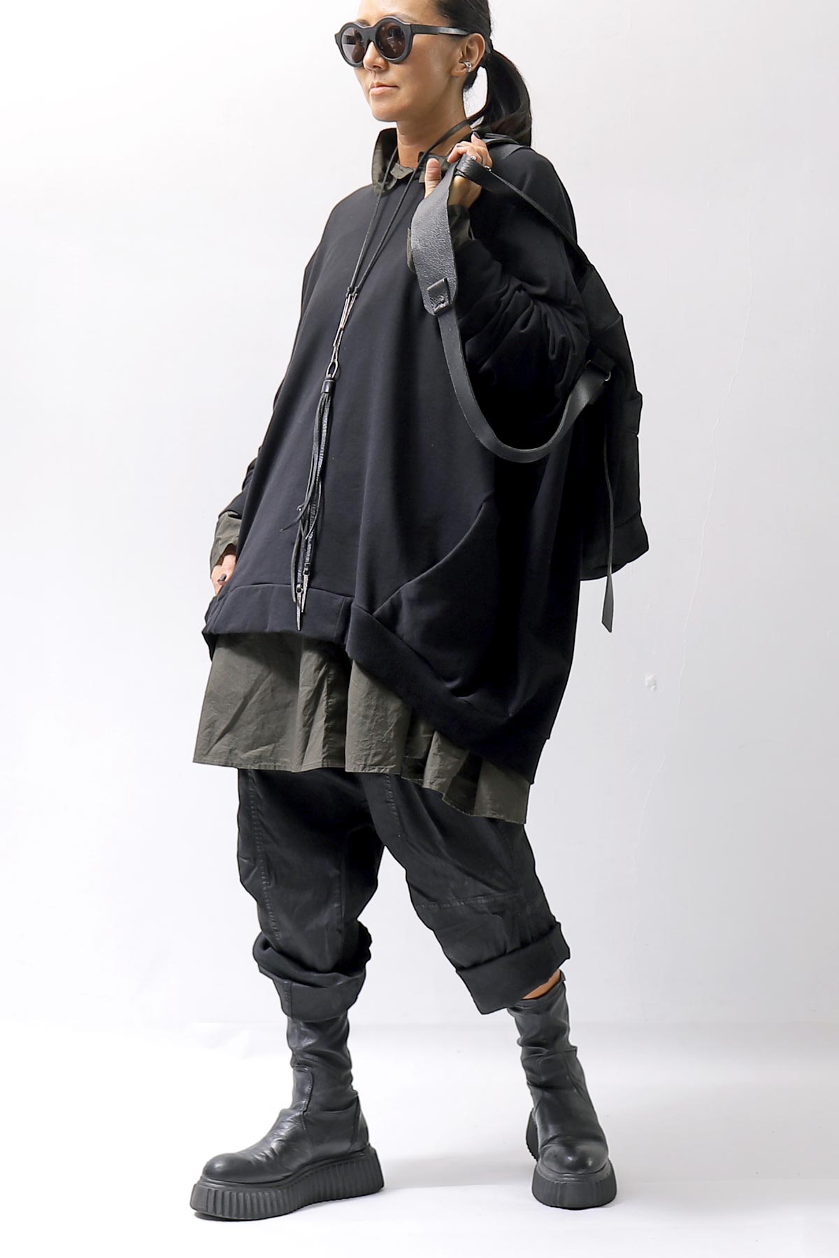 【RUNDHOLZ】 UNISEX OVERSIZE COTTON SHIRT 332 0915_JUNGLE