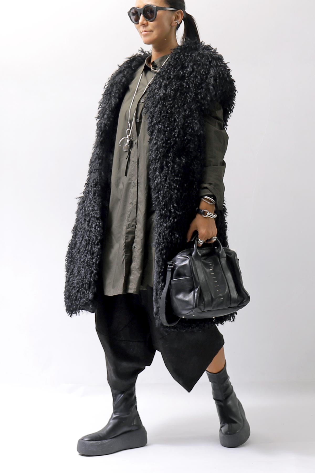 【RUNDHOLZ】 UNISEX OVERSIZE COTTON SHIRT 332 0915_JUNGLE