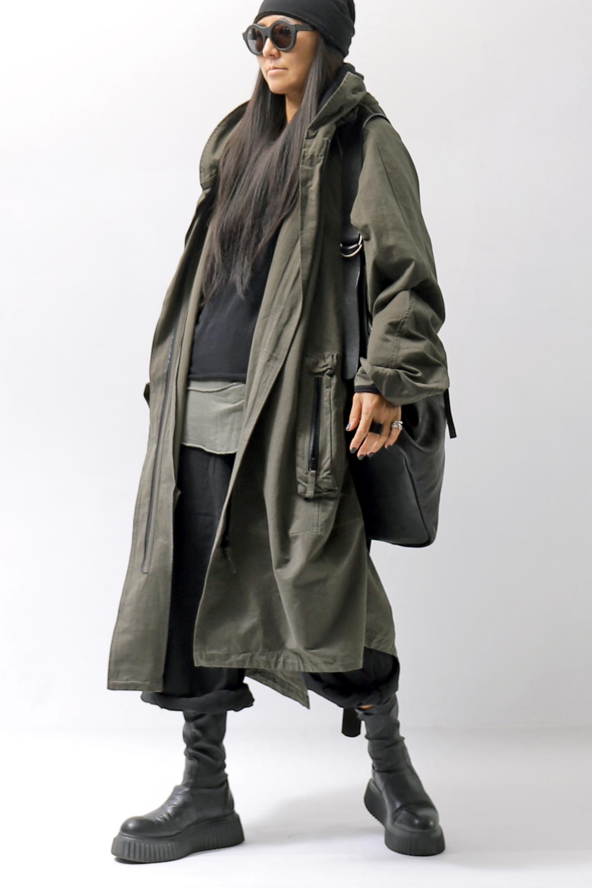 【RUNDHOLZ】 UNISEX OVERSIZED MODS COAT 323 1212_JUNGLE