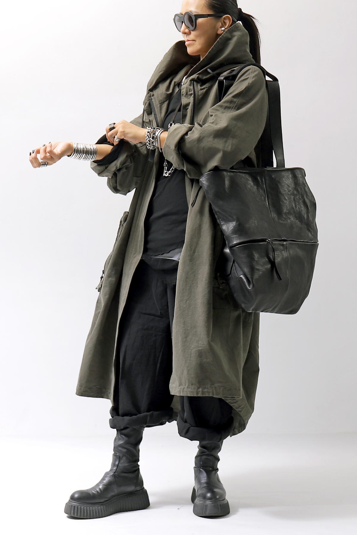 【RUNDHOLZ】 UNISEX OVERSIZED MODS COAT 323 1212_JUNGLE