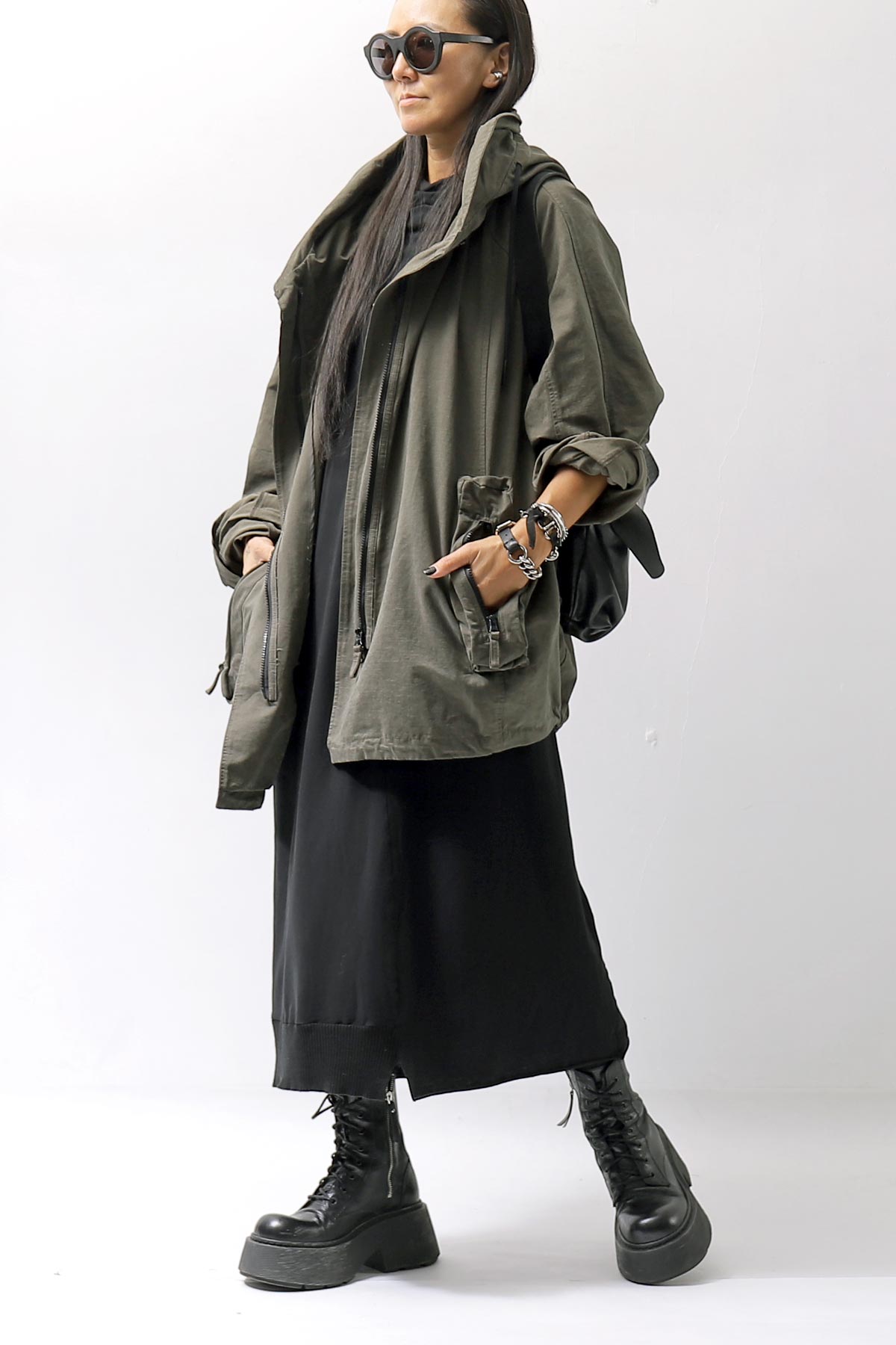 【RUNDHOLZ】 UNISEX OVERSIZED BALLOON BLOUSON 323 1111_JUNGLE