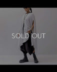 【Primordial is Primitive】 ASYMMETRY OVERSIZED COTTON LONG TOP 100RO_WHITE