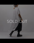 【bajra】 BACK TULLE&COTTON LAYERED TOP 160QK04_WHITE