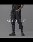 【thom/krom】 UNISEX LIGHT NYLON STRETCH PANTS MP56_BLACK