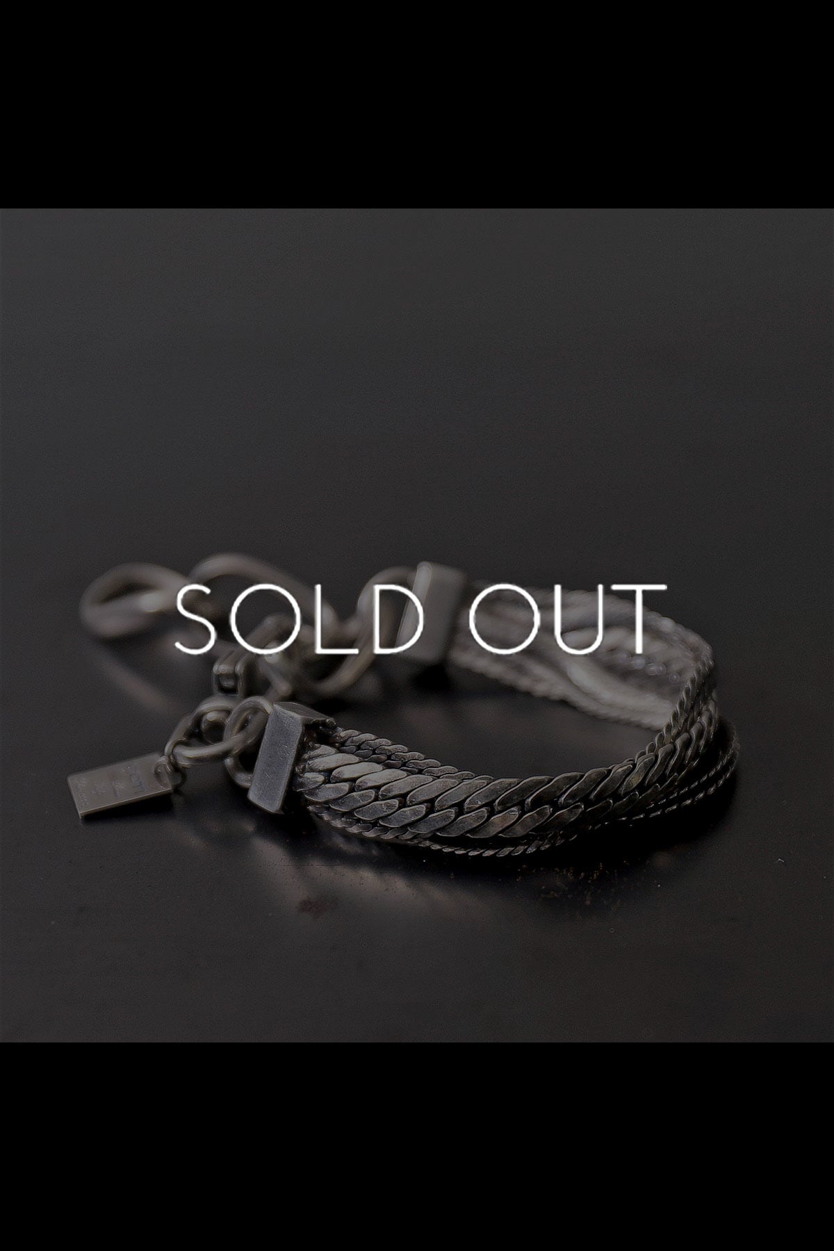 【GOTI】 MIXED FLAT CHAIN BRACELET_BR1279