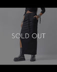 【thom/krom】 RIB COTTON SLIM FIT SKIRT WSK95_BLACK