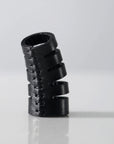 【Julia Fom】 LEATHER CUT RING ASE2_BLACK