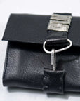 【DANIELE BASTA】 LEATHER COIN&CARD CASE DB789_BLACK