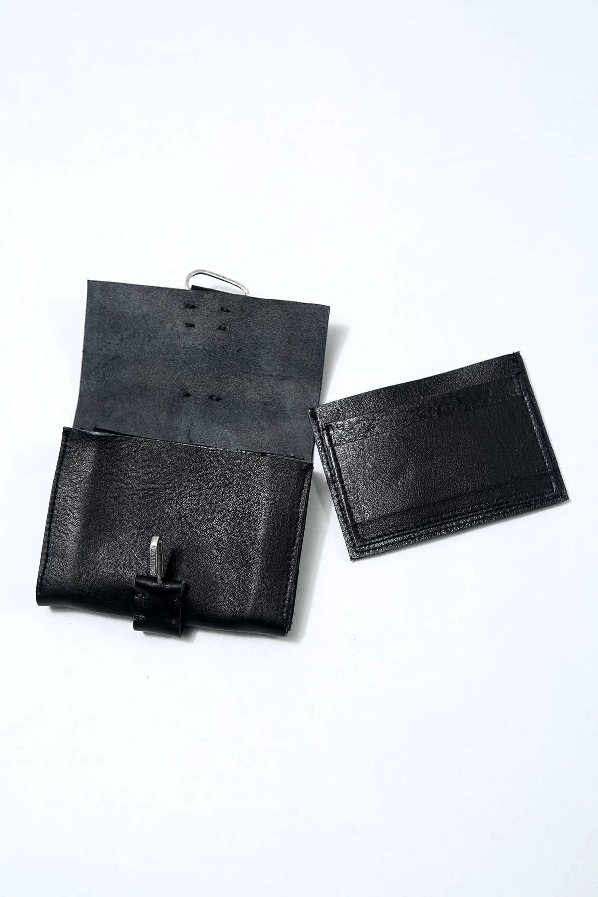 【DANIELE BASTA】 LEATHER COIN&amp;CARD CASE DB789_BLACK