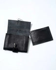 【DANIELE BASTA】 LEATHER COIN&CARD CASE DB789_BLACK