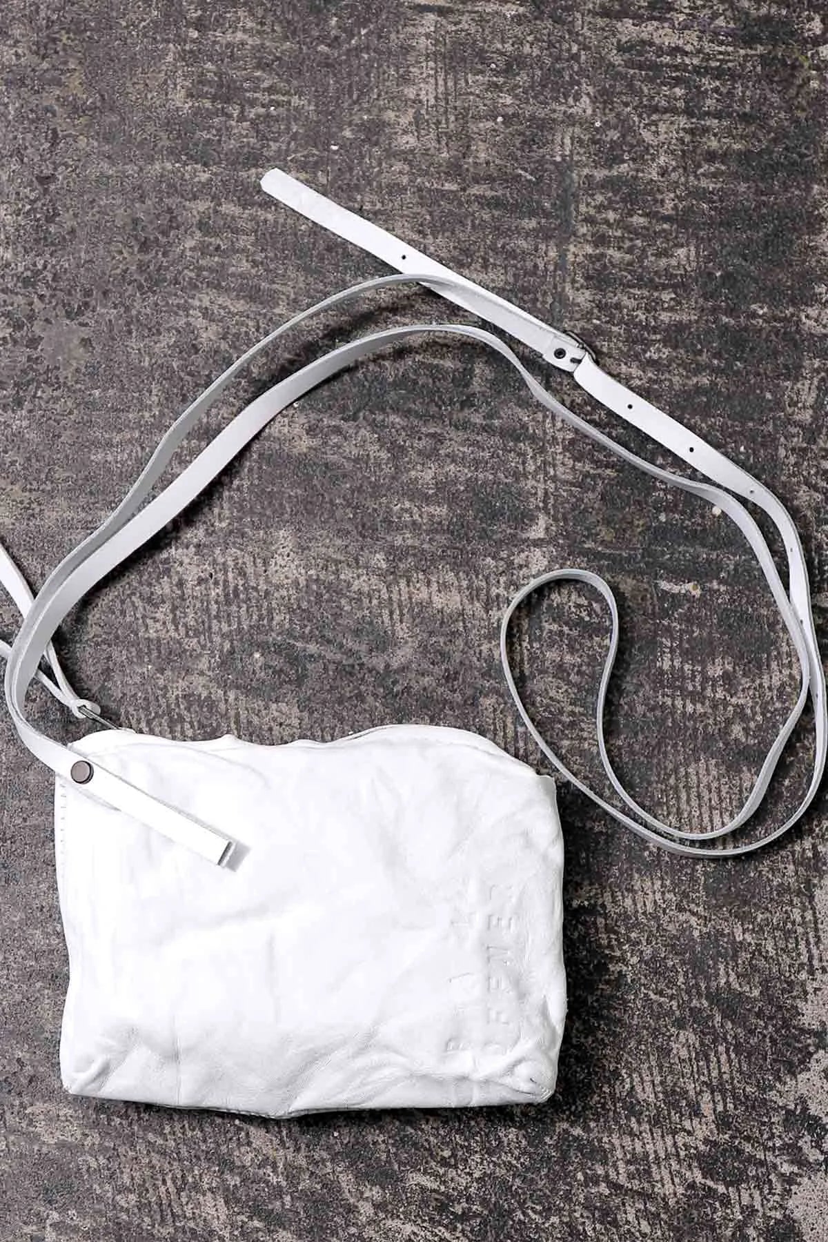 【PAL OFFNER】 LEAHER SHOULDER POUCH 0000-60-3115_WHITE