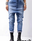 【bajra】 UNISEX WASHED STRETCH DENIM PANTS 141QP01_BLUE WASH