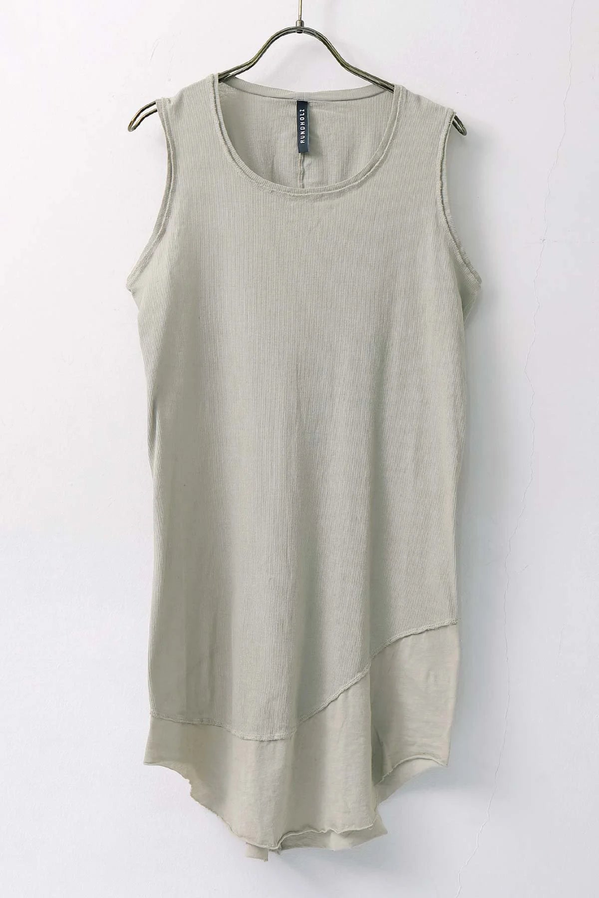 【RUNDHOLZ】 UNISEX COTTON RIB TANK 114 0801_FLINT