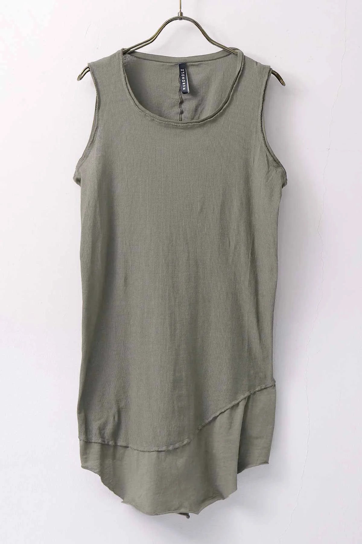 【RUNDHOLZ】 UNISEX COTTON RIB TANK 114 0801_ALGE