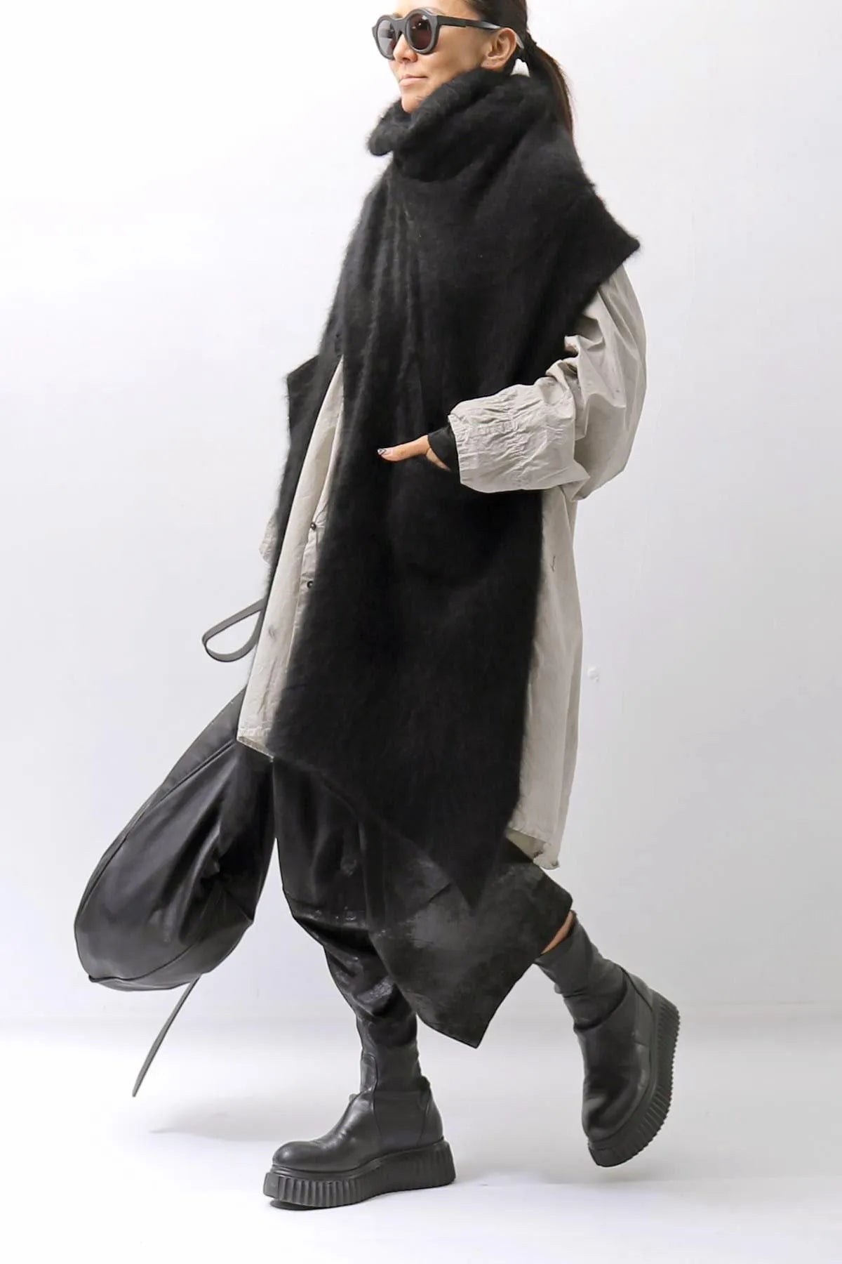 【DANIELE BASTA】2WAY SHOULDER GOCCIA DBM001_BLACK