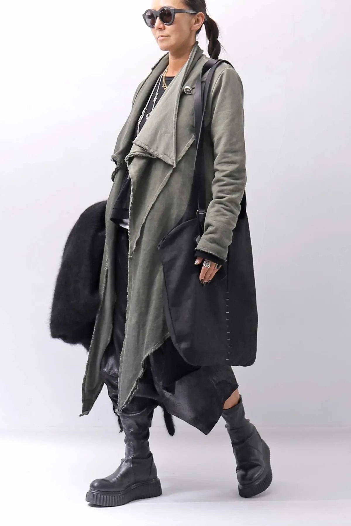 【DANIELE BASTA】MULTIWAY LONG STRAP TOTE BAG DBM005_BLACK