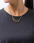 【GOTI】 TWIST RING TOP NECKLACE CN2135_GOLD