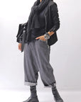 【studio b3】 UNISEX COTTON DENIM BOX SALLOUEL PANTS MPB1830_MARENGO(GREY WASH)