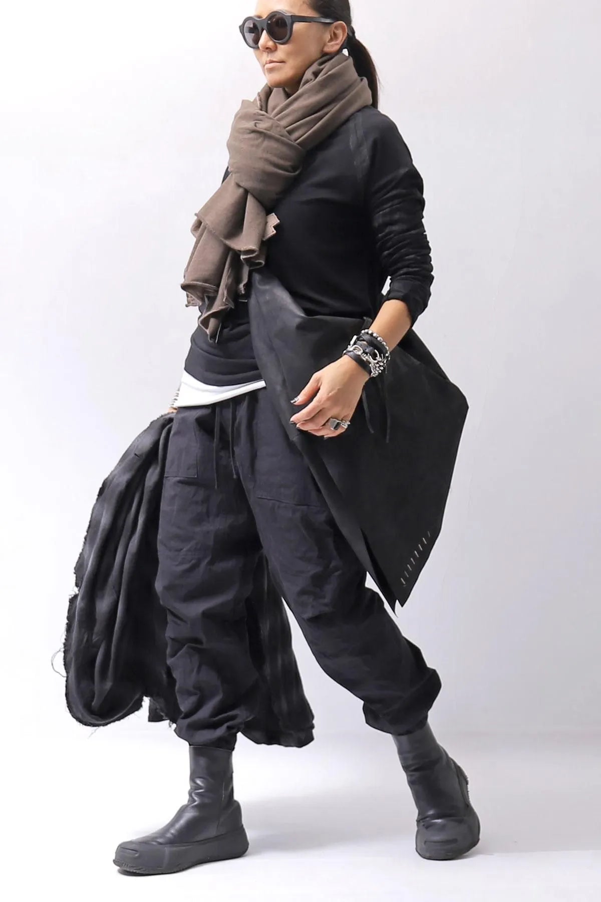 【DANIELE BASTA】 UNISEX COVERED 2WAY BODY&amp;SHOULDER BAG DBM009_BLACK