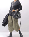 【DANIELE BASTA】2WAY SQUARE SHOULDER BAG DBM012_BLACK