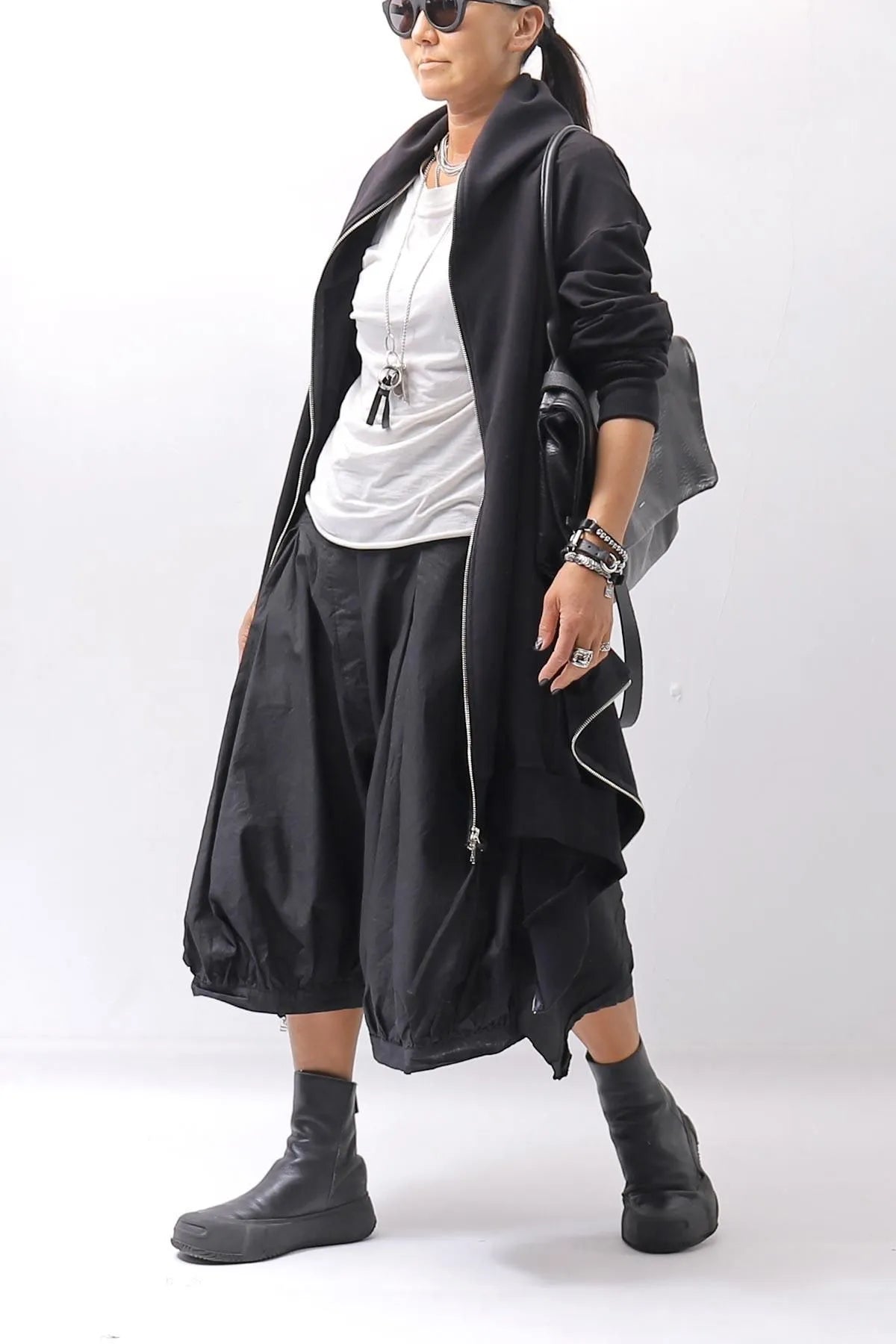 【DANIELE BASTA】 FLAP COVERED 2WAY SHOULDER BAG DBM007_BLACK