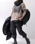 【bajra】 UNISEX COTTON EASY PANTS 159QP01_BLACK