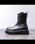 【AGL】 SNEAKER BOOTS MILA MIDI_BLACK