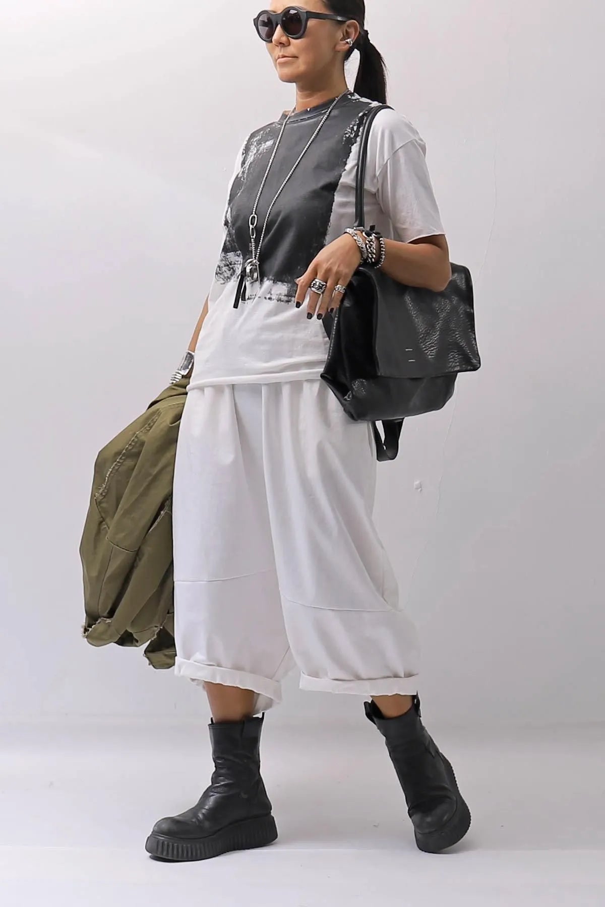 【AGL】 SNEAKER BOOTS MILA MIDI_BLACK