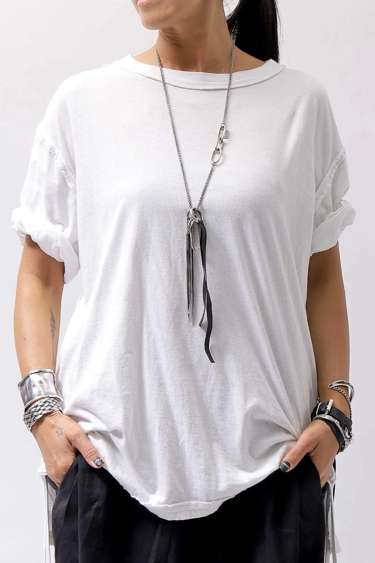 【GOTI】 CHAIN MIXED PENDANT "ARGE"_CN0304
