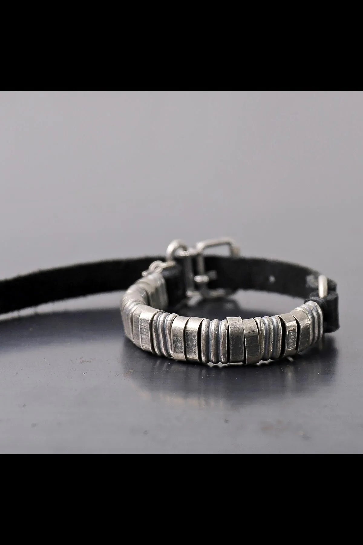 【GOTI】 TRIPLE STRIPES SILVER BRACELET_BR2345