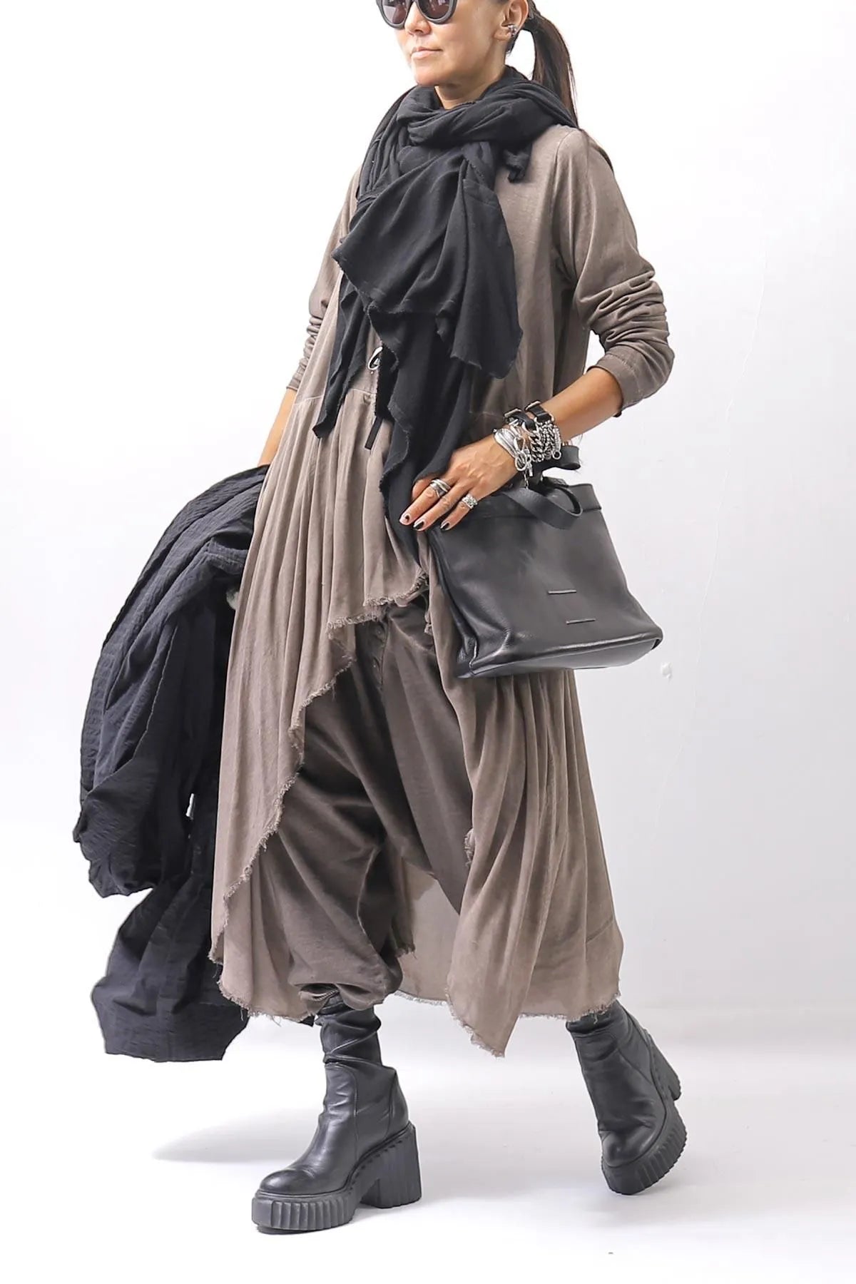 【DANIELE BASTA】 2WAY MINI TOTE HAND BAG DBM014_BLACK