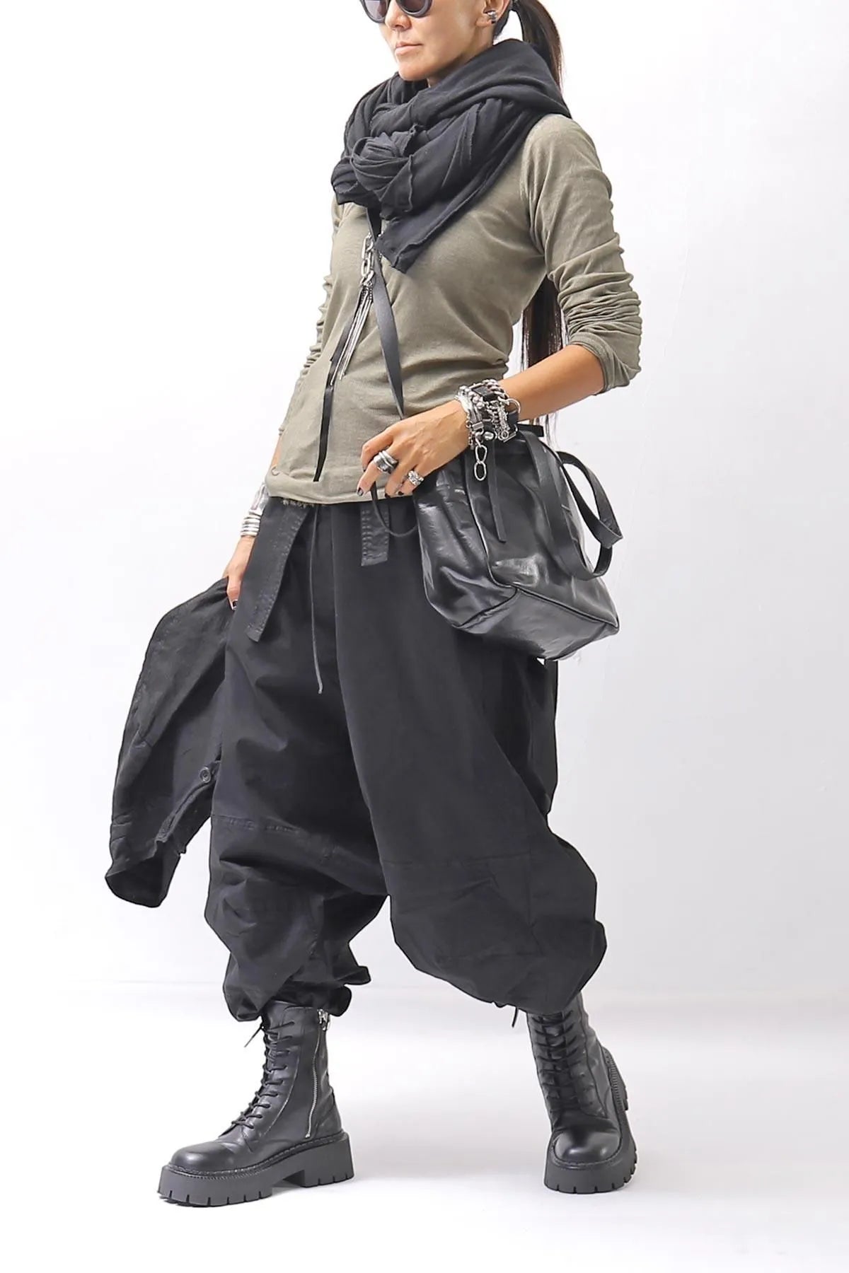 【DANIELE BASTA】 2WAY MINI TOTE HAND BAG DBM014_BLACK