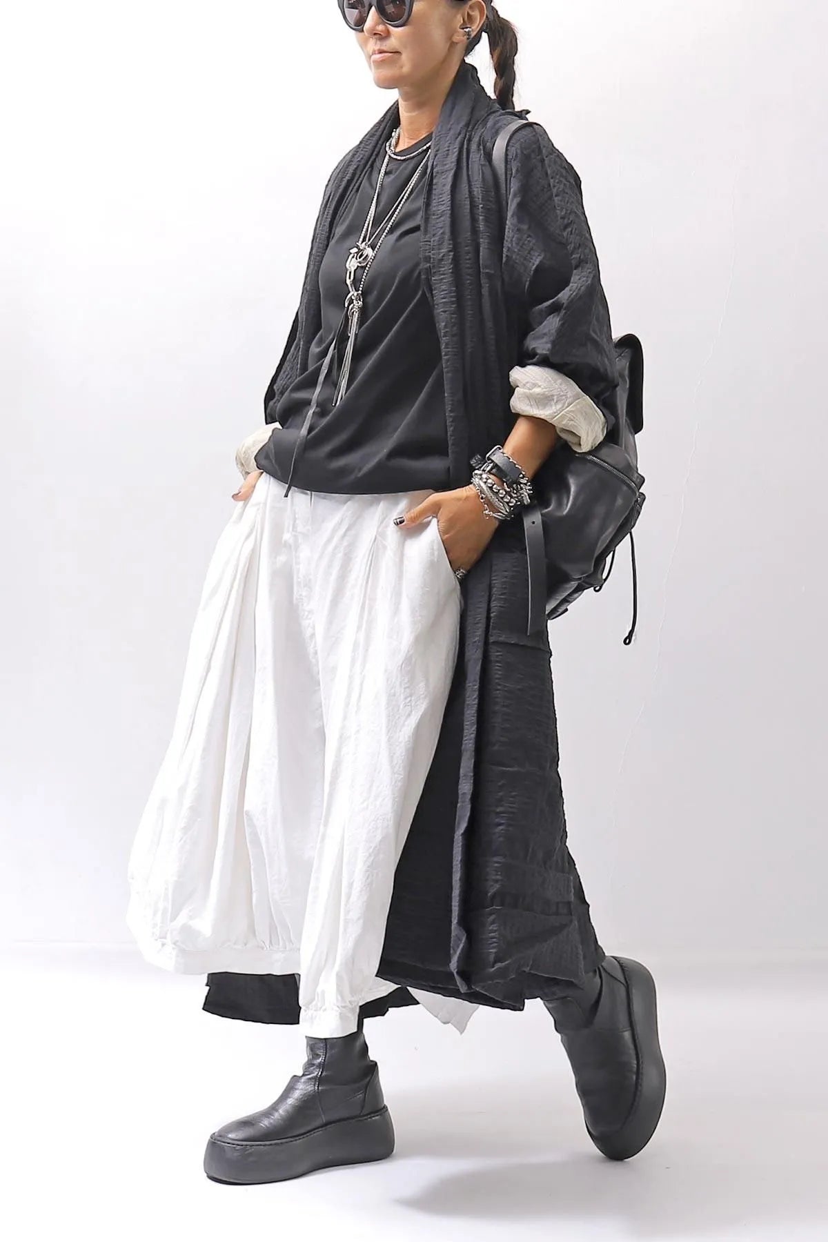 【DANIELE BASTA】 3 POCKETS BACKPACK DBM011_BLACK