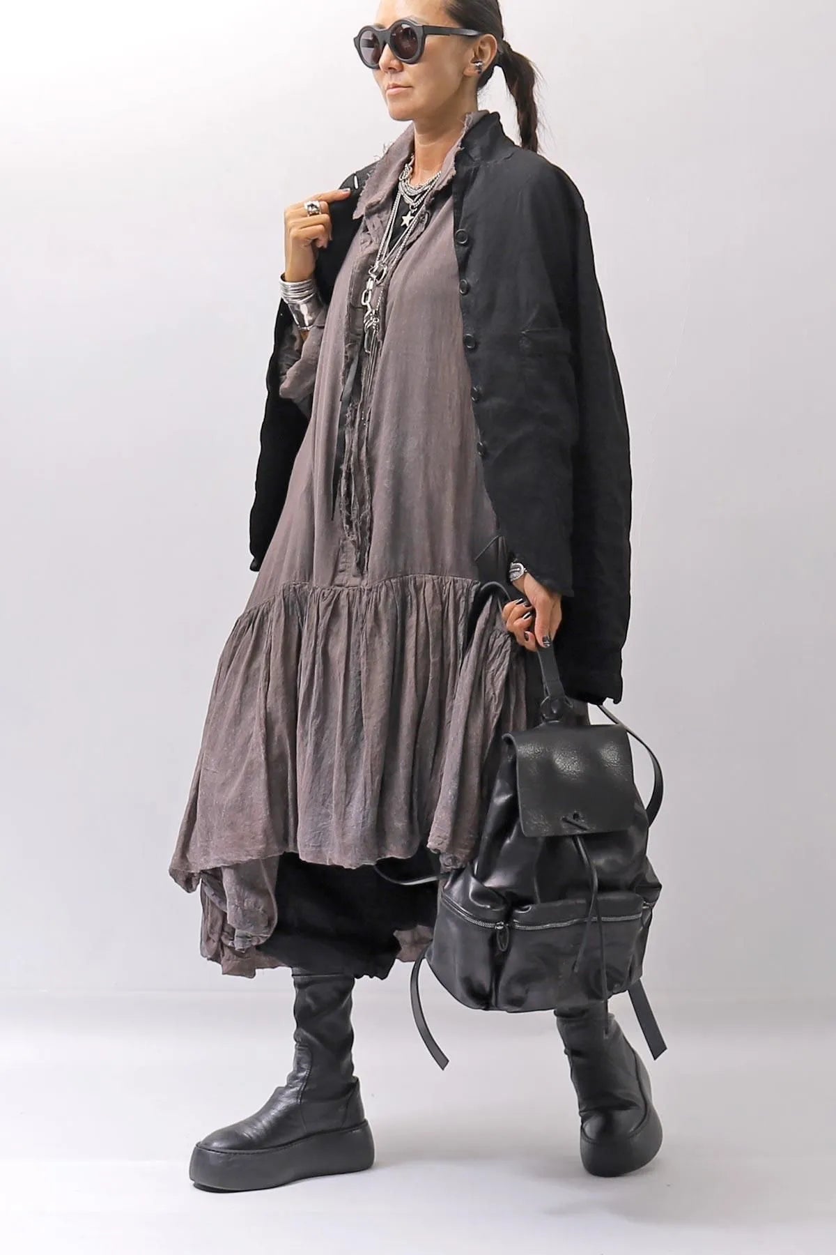 【DANIELE BASTA】 3 POCKETS BACKPACK DBM011_BLACK