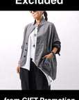 【bajra】 UNISEX STRETCH LIGHT SHIRT BLOUSON 161QB01LG/SH_GREY