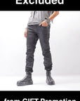 【thom/krom】 UNISEX COATED STRETCH DENIM PANTS MT107_BLACK COATED