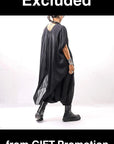 【bajra】 BACK TULLE＆COTTON LAYERED TOP 160QK04_BLACK