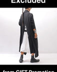 【NOSTRASANTISSIMA】 ASYMMETRY BACK CROSS CARDIGAN TS24_BLACK