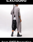 【NOSTRASANTISSIMA】 ASYMMETRY BACK CROSS CARDIGAN TS24_GREY