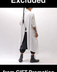 【NOSTRASANTISSIMA】 ASYMMETRY BACK CROSS CARDIGAN TS24_WHITE