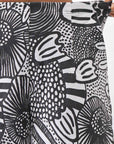 【RUNDHOLZ】 UNISEX ART PRINTED STRETCH PANTS _BLACK PRINT