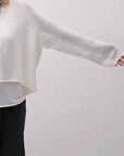 【RUNDHOLZ】 LINEN&COTTON KNIT TOPS _OFF WHITE