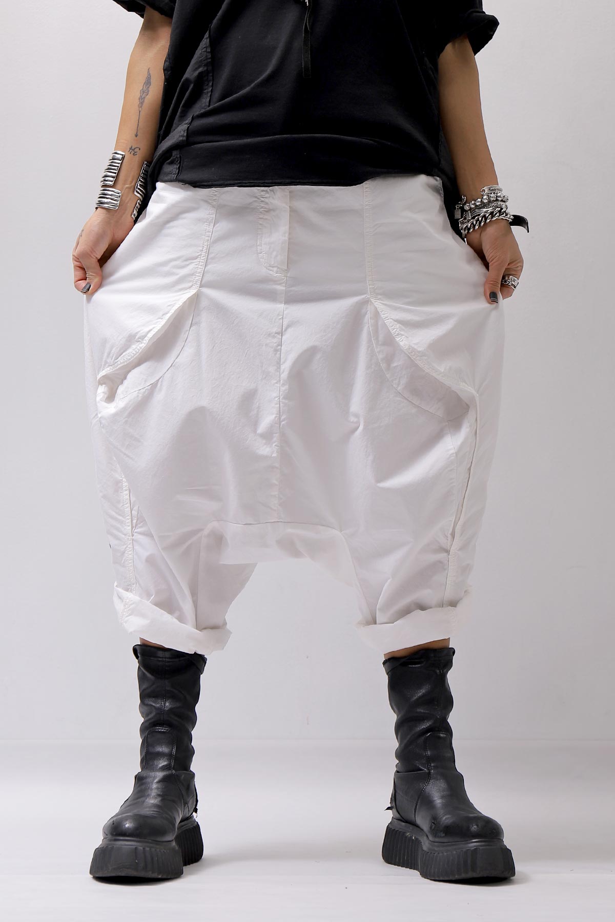 【RUNDHOLZ】 UNISEX COTTON PANTS 335 0109_OFF WHITE