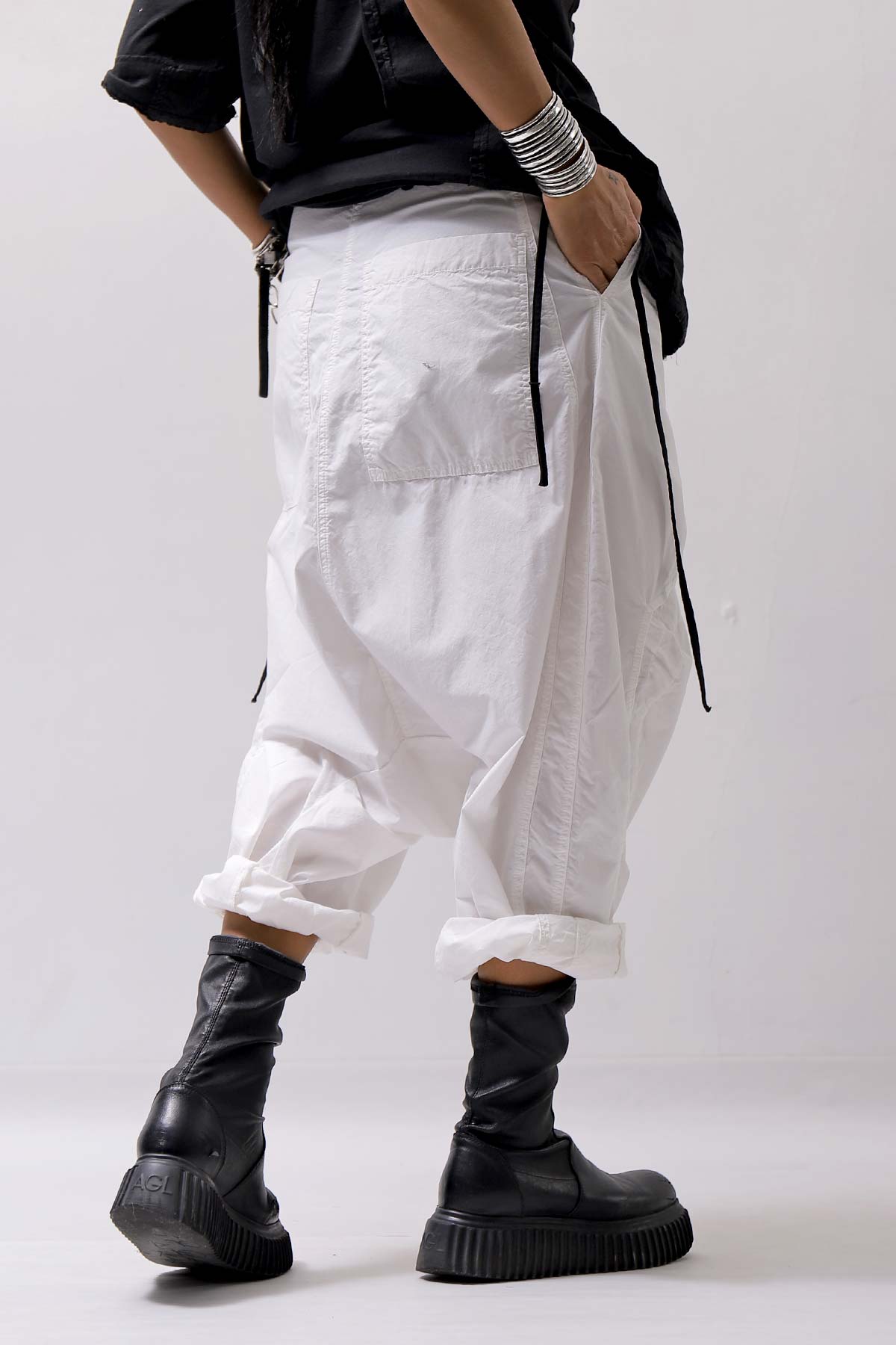 【RUNDHOLZ】 UNISEX COTTON PANTS 335 0109_OFF WHITE