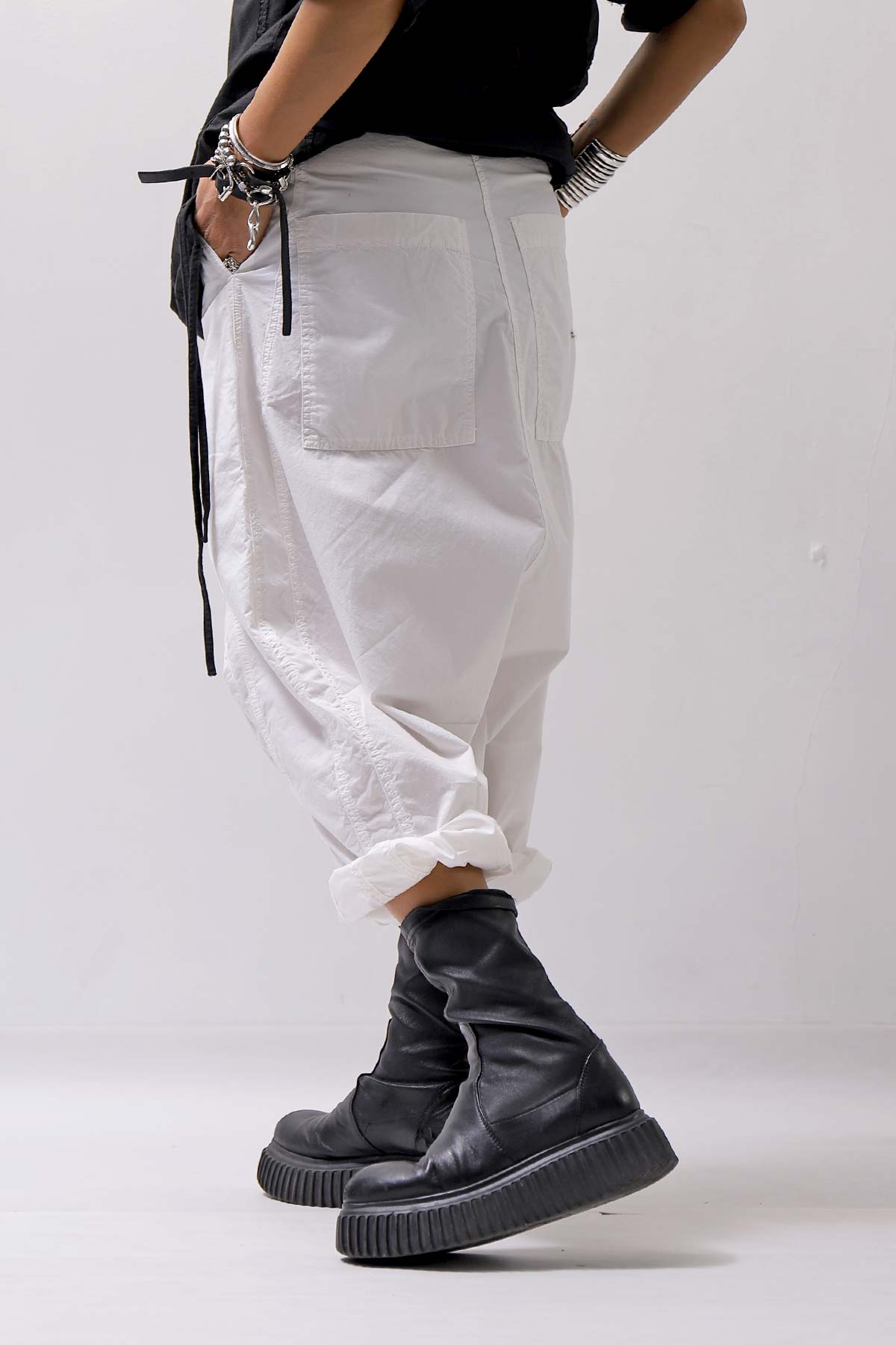 【RUNDHOLZ】 UNISEX COTTON PANTS 335 0109_OFF WHITE