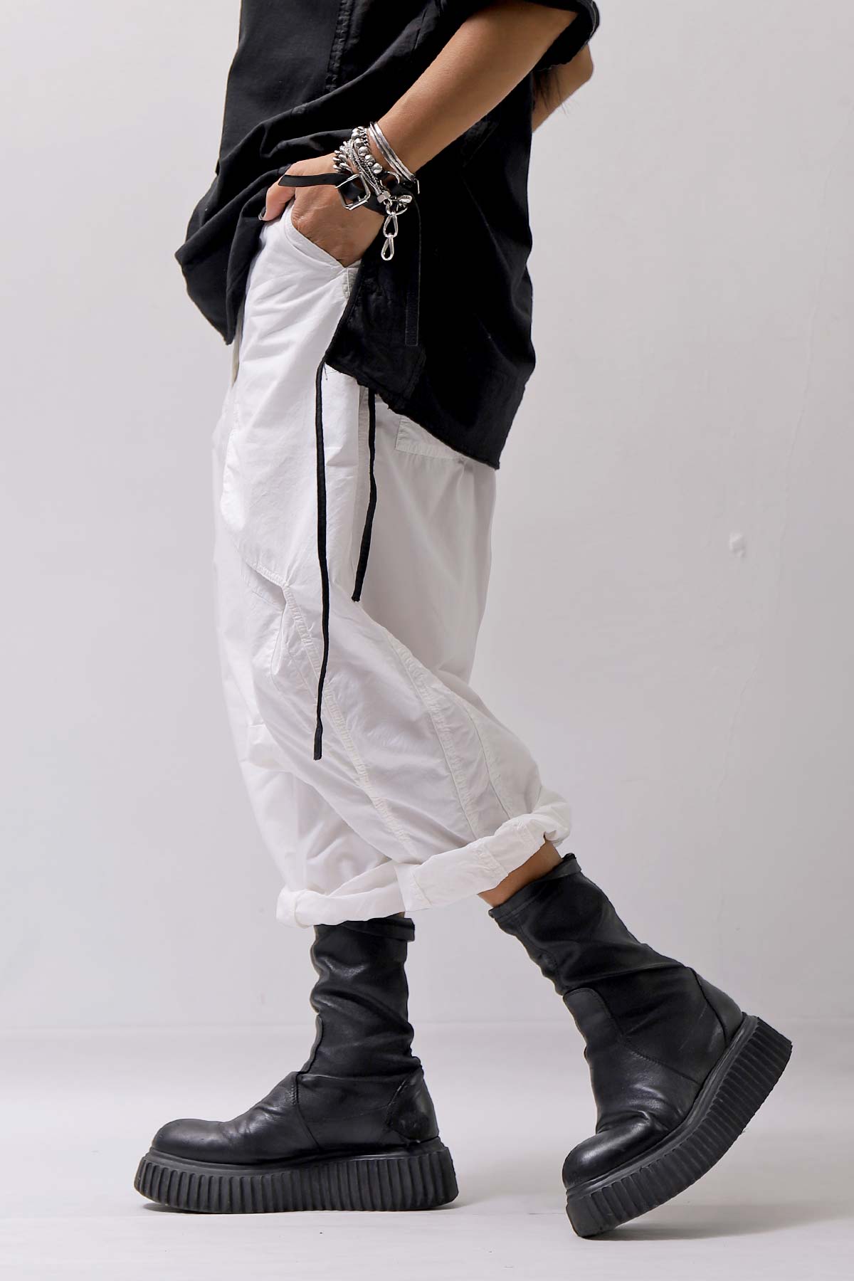 【RUNDHOLZ】 UNISEX COTTON PANTS 335 0109_OFF WHITE