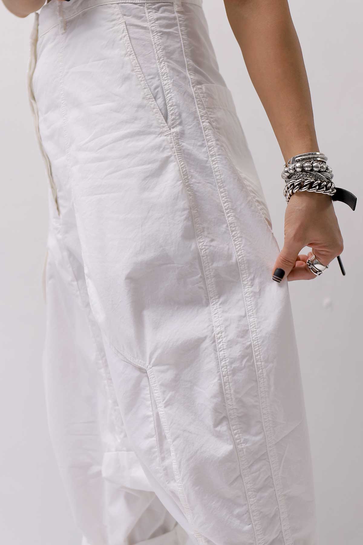 【RUNDHOLZ】 UNISEX COTTON PANTS 335 0109_OFF WHITE