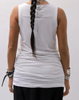 【bajra】 STRETCH INNER LONG TANK TOP BLACK&WHITE SET 160QK02