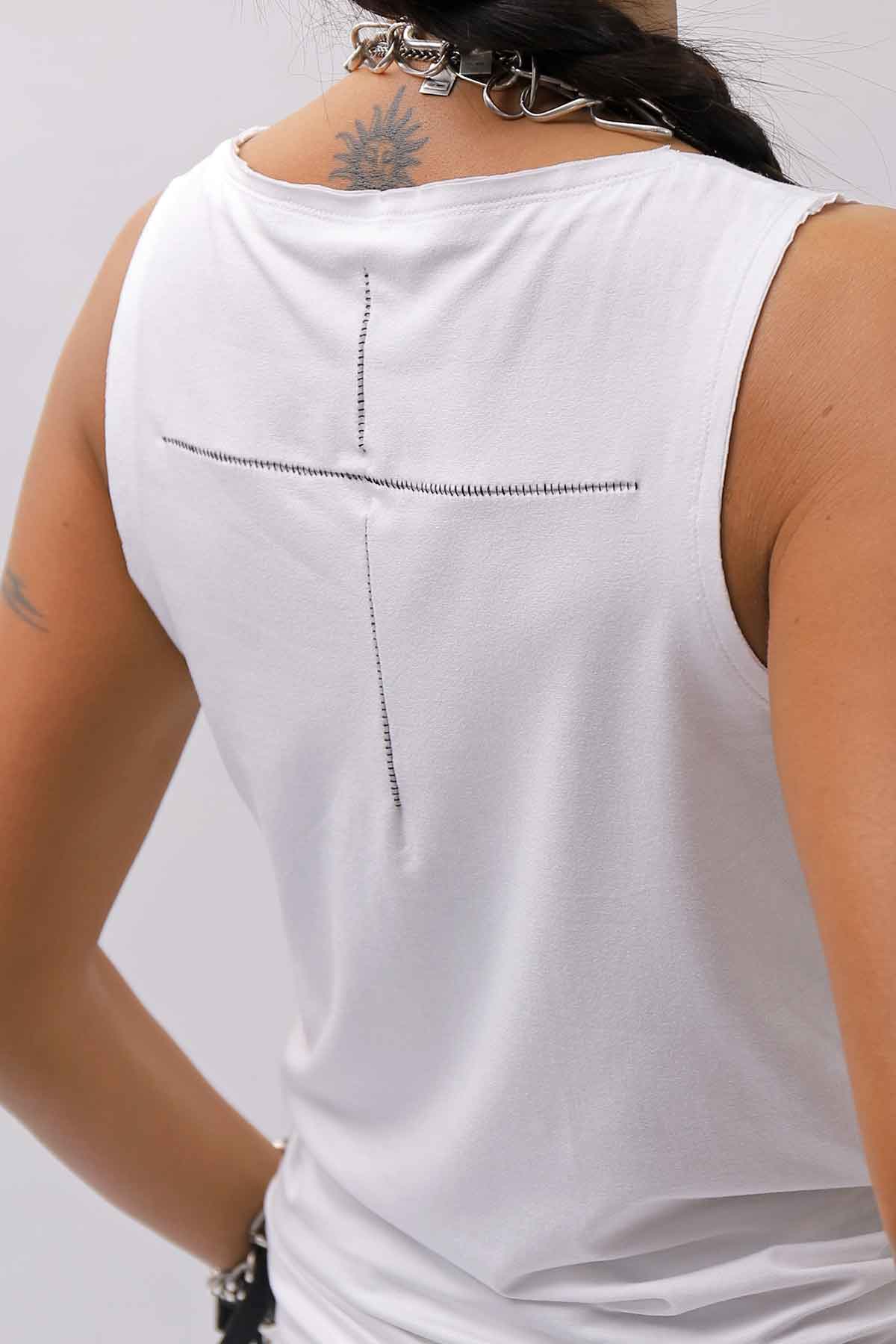 【bajra】 STRETCH INNER LONG TANK TOP BLACK&amp;WHITE SET 160QK02